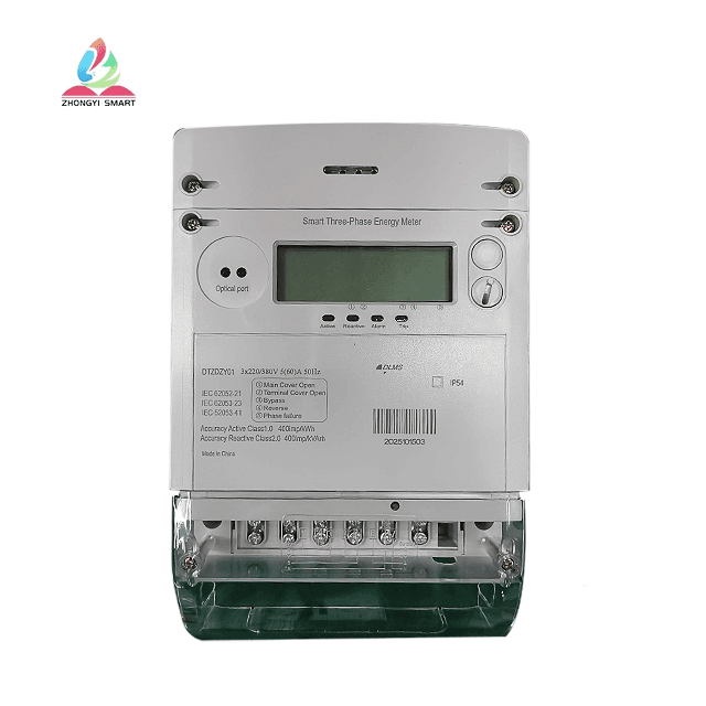Compteur électrique triphasé