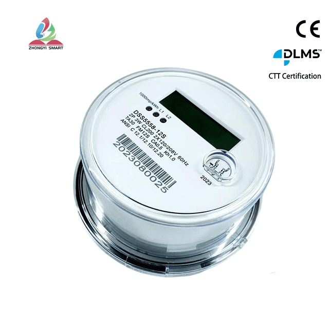 ANSI Contador de tomas trifásicas de dos fases（12s）