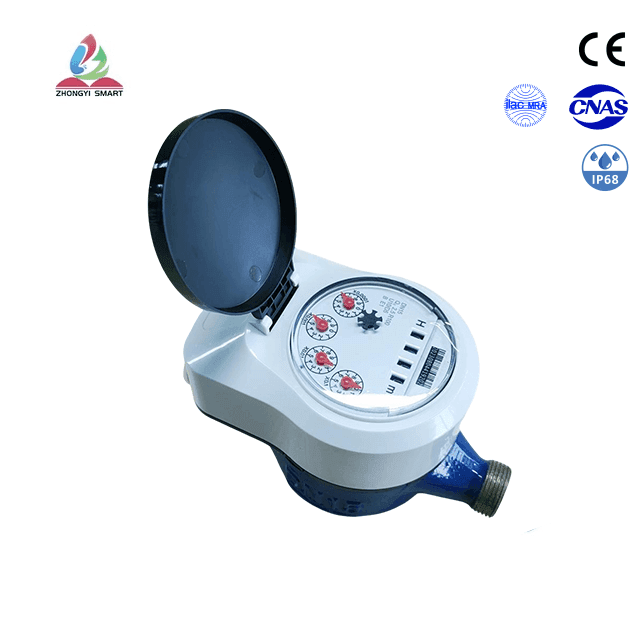 Mechanical multi-jet non-valve-controlled water meter