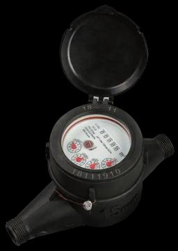 How does a volumetric water meter work?