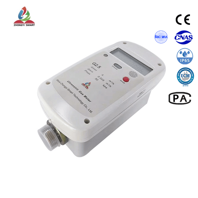 Contador de gas ultrasónico horizontal