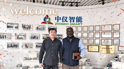 Moise, a client from Rwanda, visited our company to discuss a partnership on smart meters